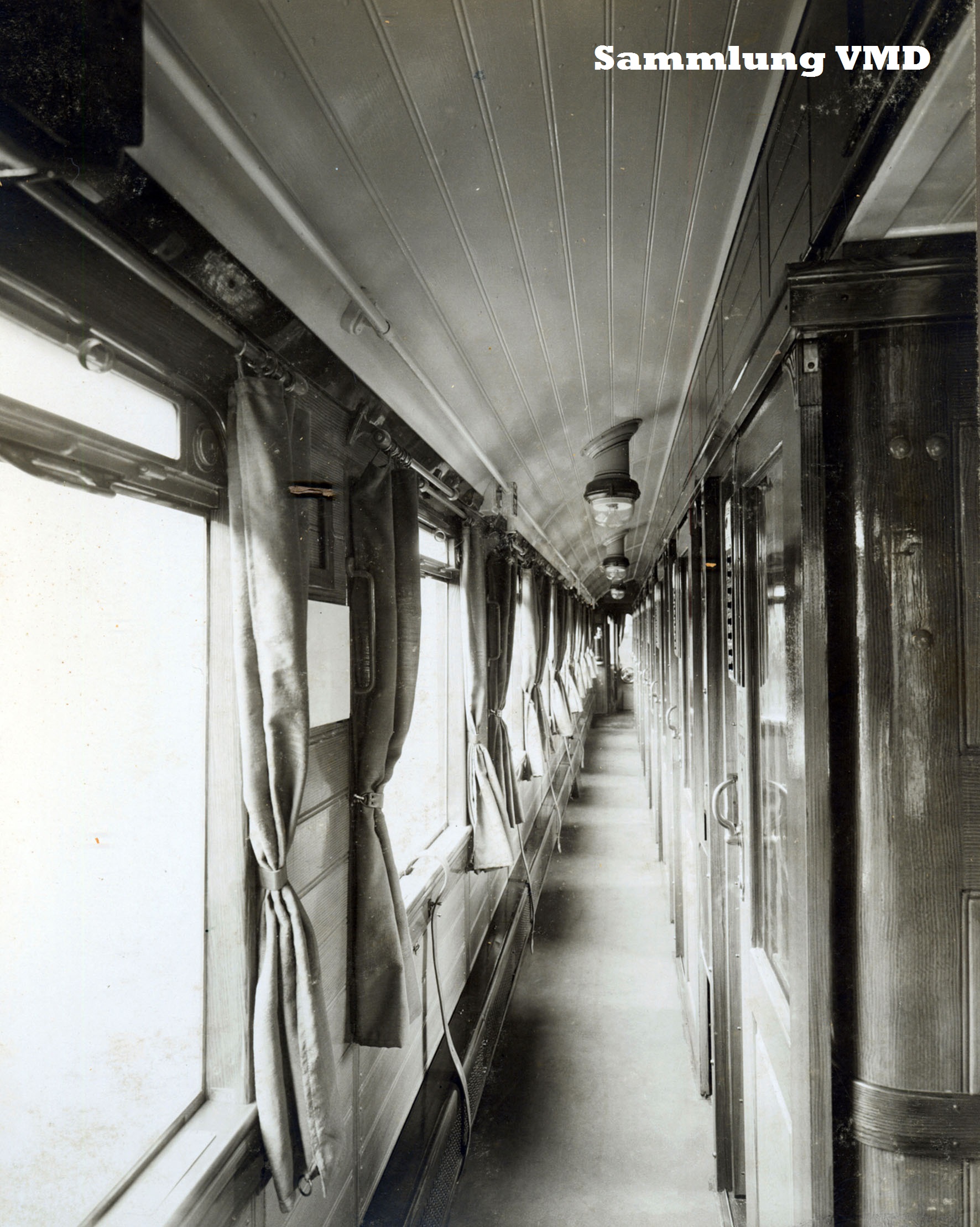 Werksfoto des C4ü sa07 Nr. 1808, Gang - Foto Sammlung VMD; Veröffentlichung mit freundlicher Genehmigung des Verkehrsmuseums Dresden